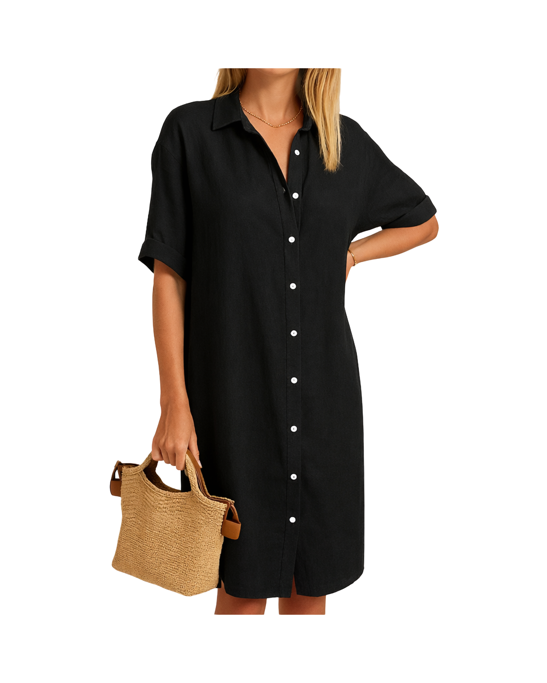 Damska sukienka koszulowa | Letnia