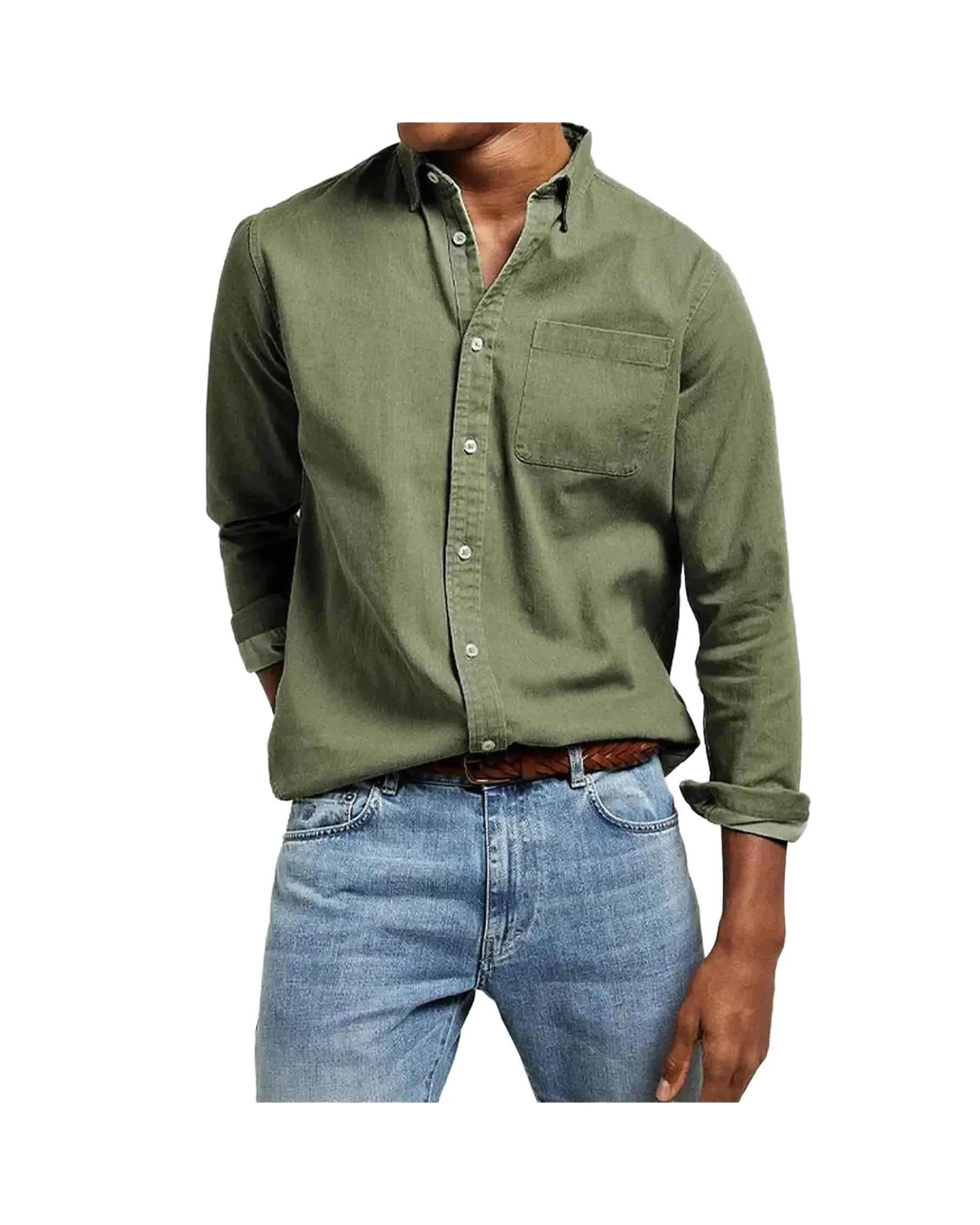 Męskie swobodny koszula koszula | Długie rękawy