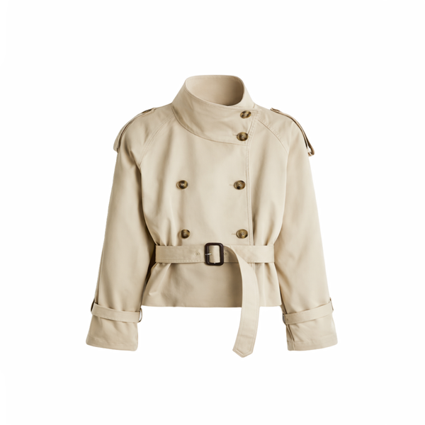 Krótki trencz damski