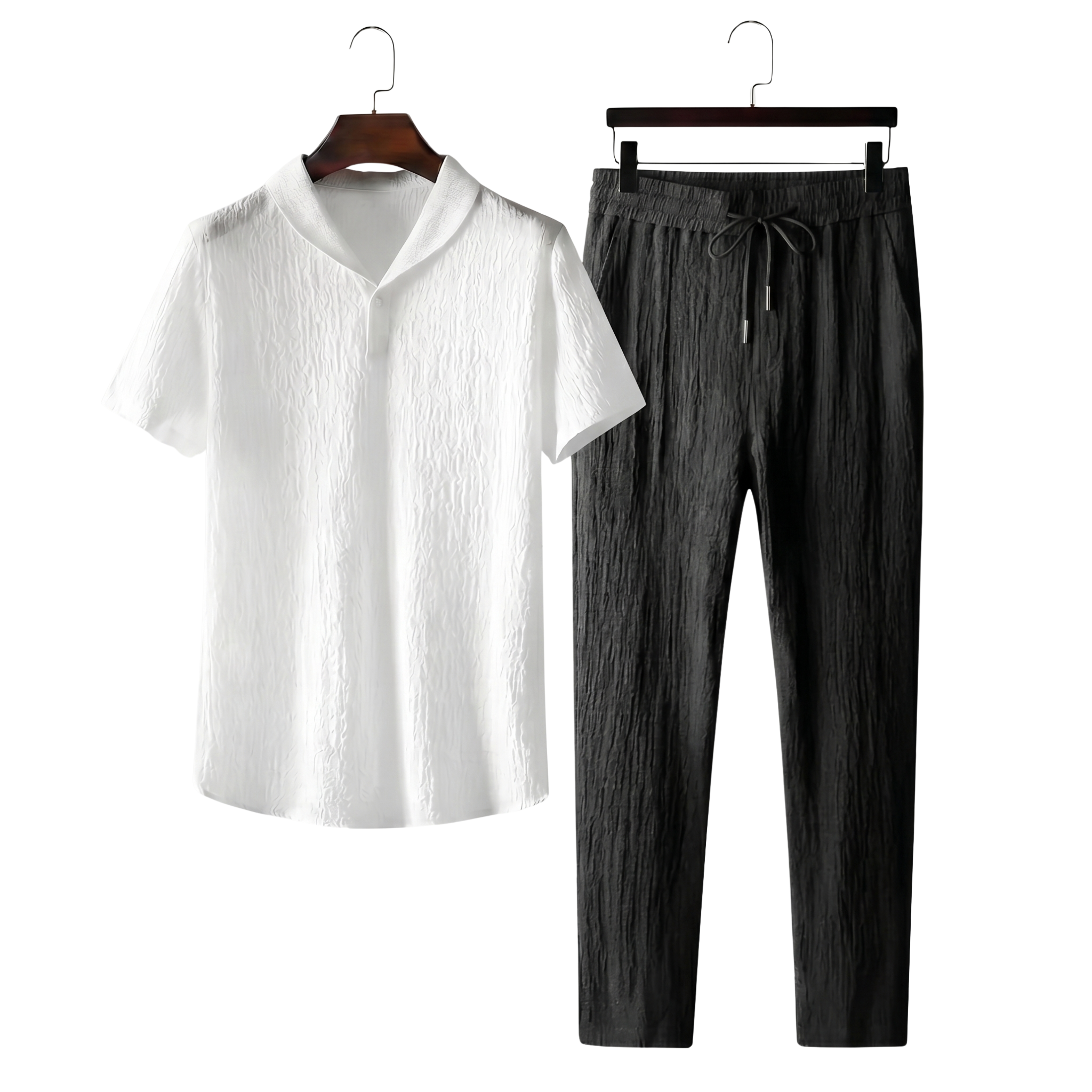Męskie komplet letni | Prążkowany look