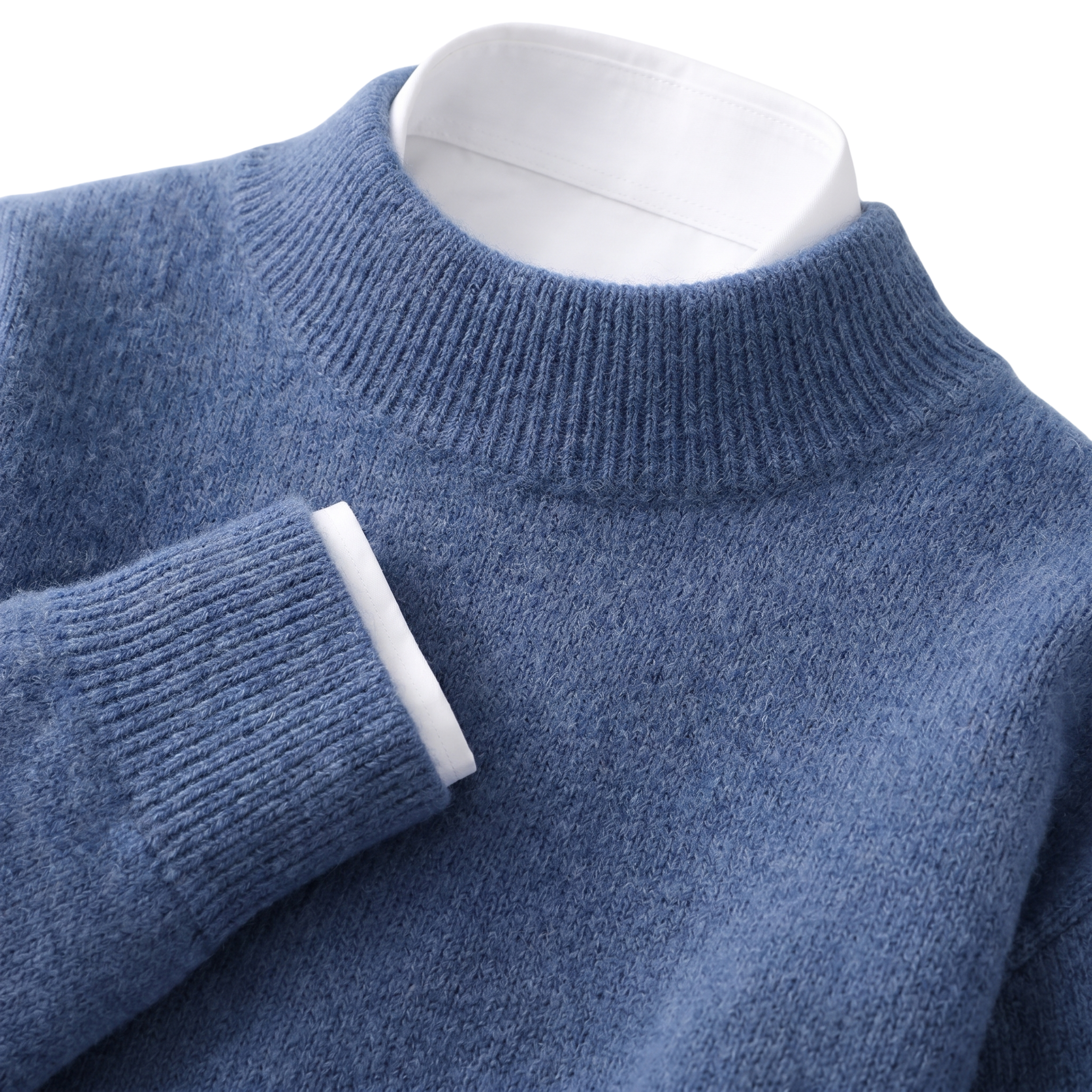 Sweter męski | Miękki i z golfem