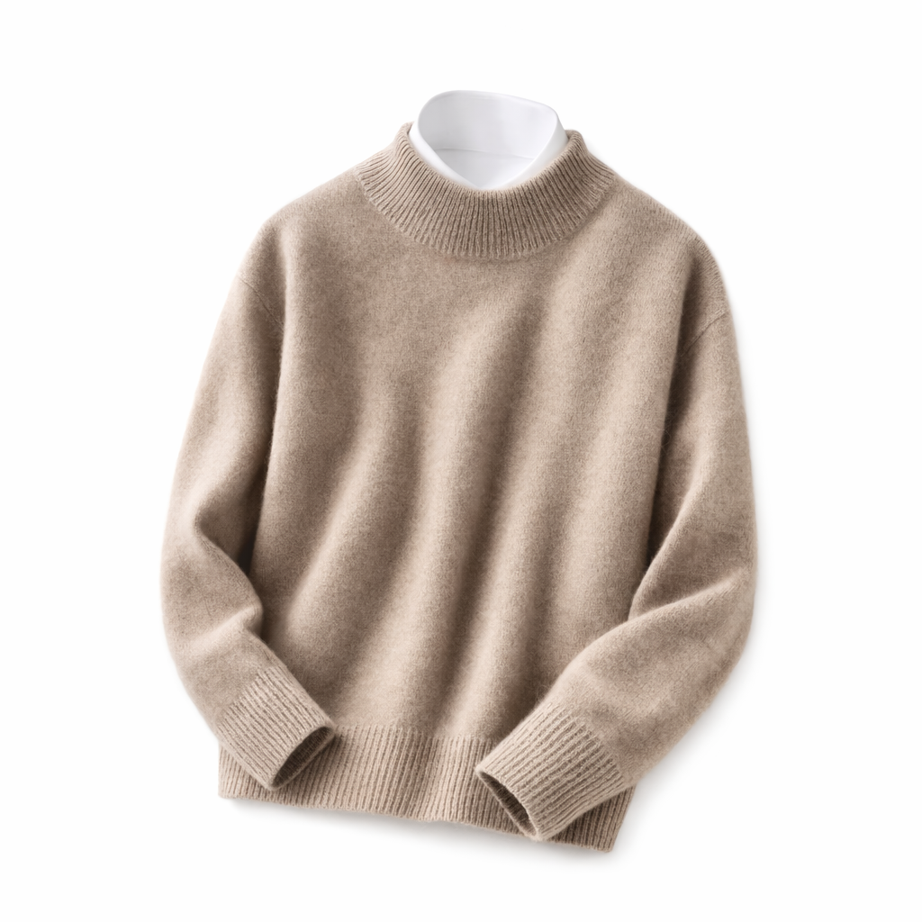 Sweter męski | Miękki i z golfem