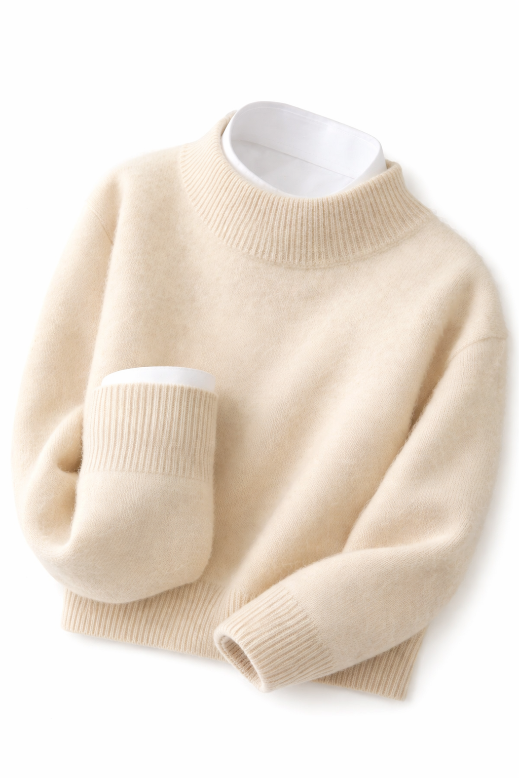 Sweter męski | Miękki i z golfem