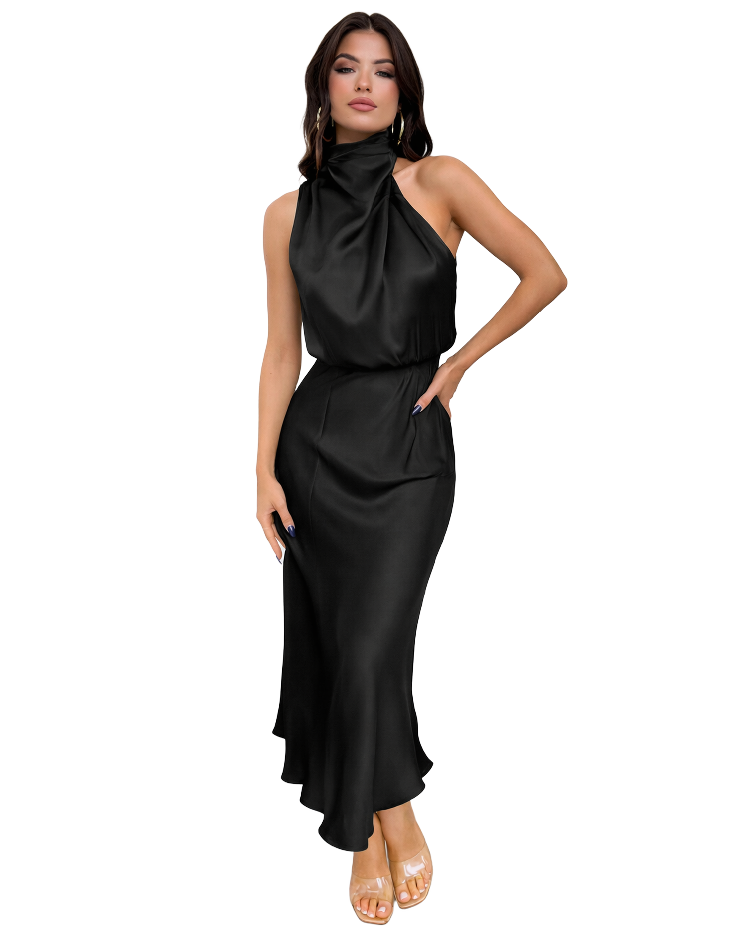 Damska elegancka sukienka | Midi