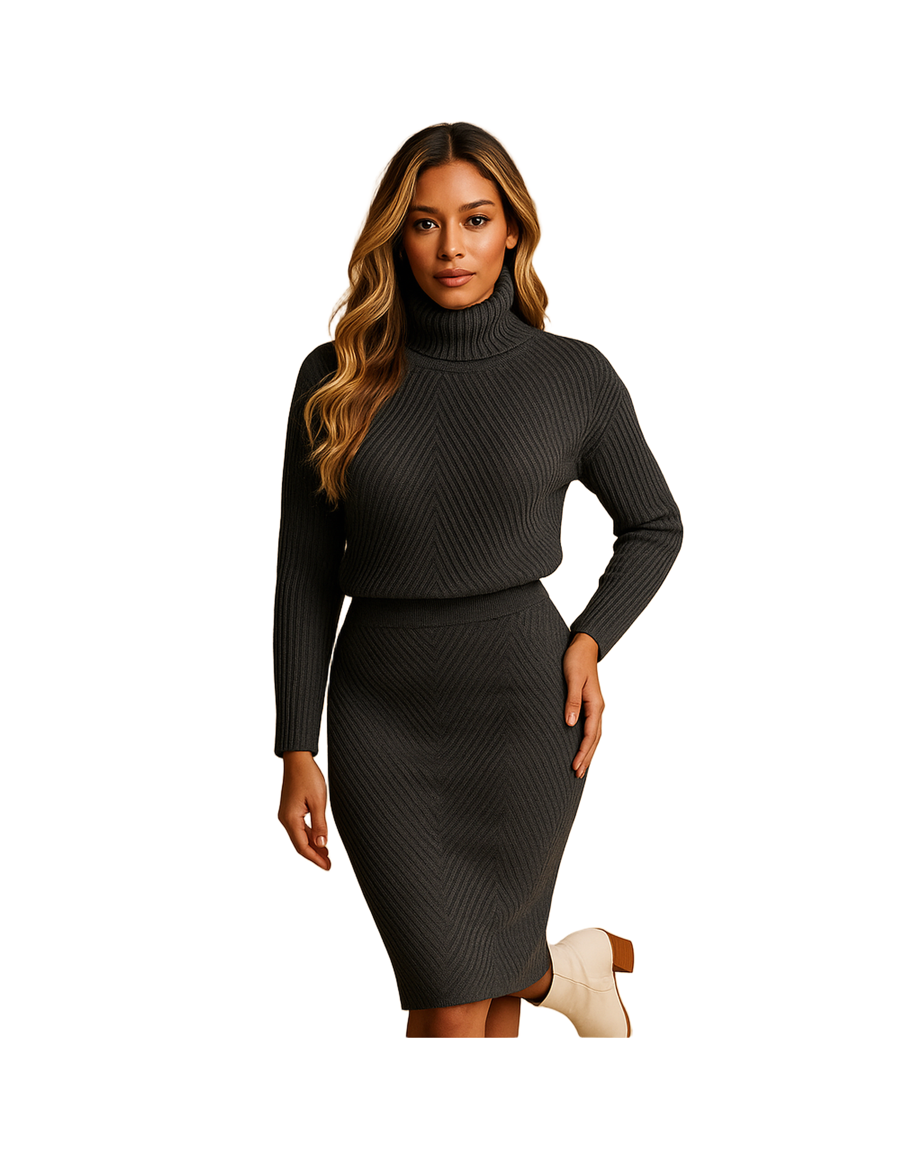 Damska elegancka sukienka wiosna | Midi