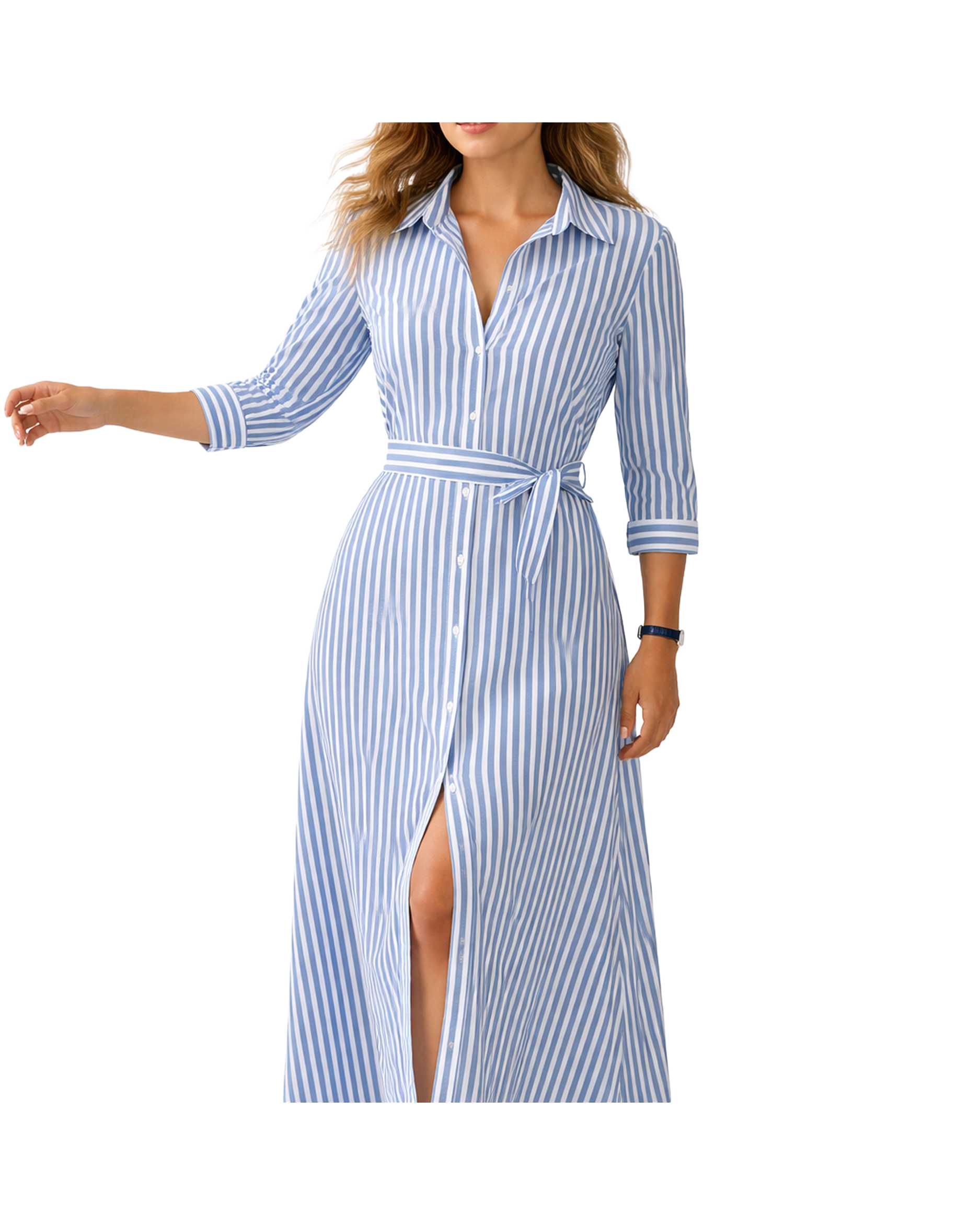 Damska sukienka luźna | Krótkie rękawy