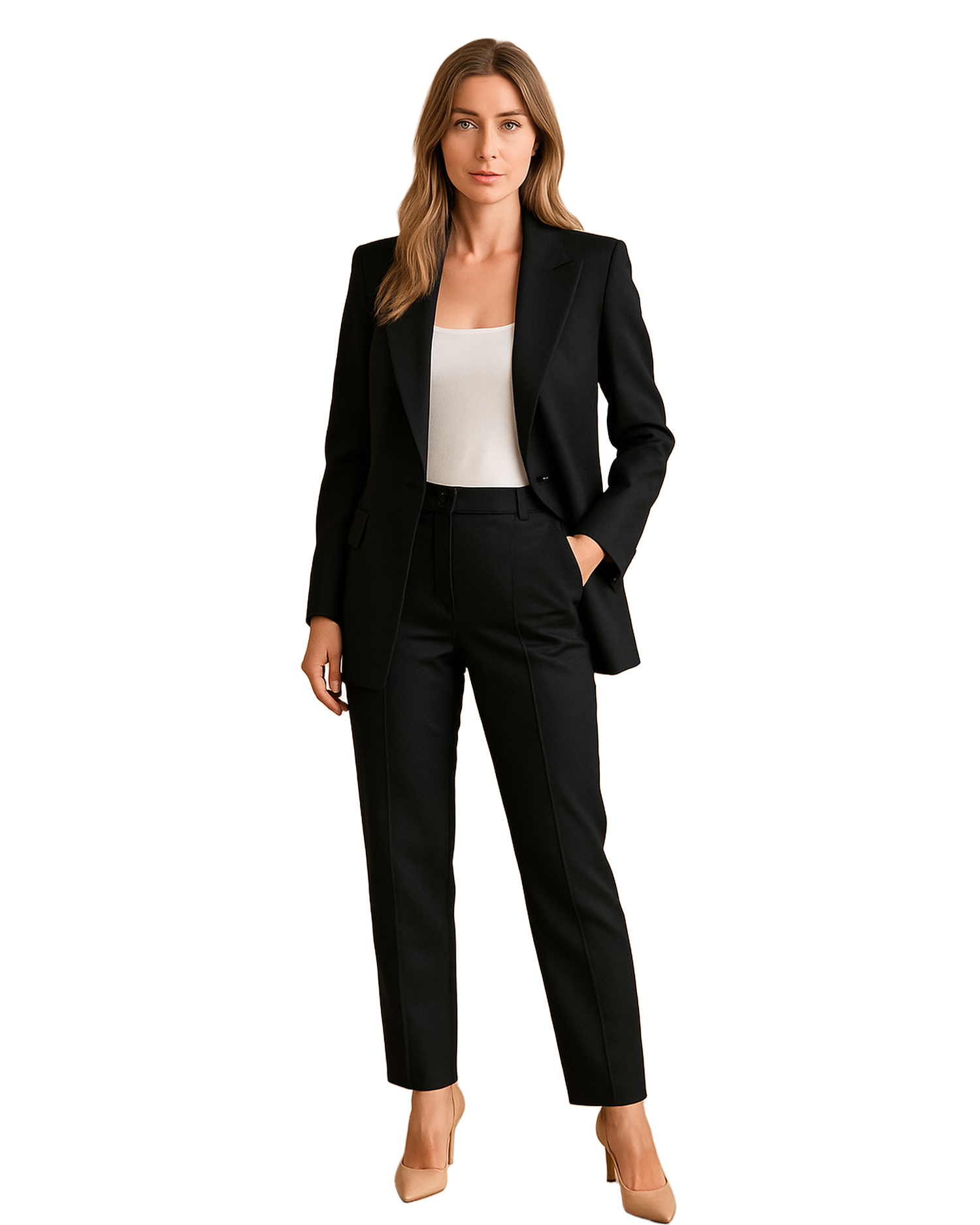 Elegancki damski garnitur | Dwuczęściowy