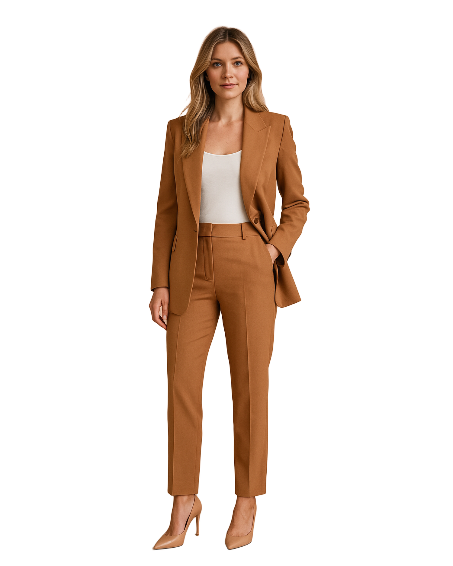 Elegancki damski garnitur | Dwuczęściowy