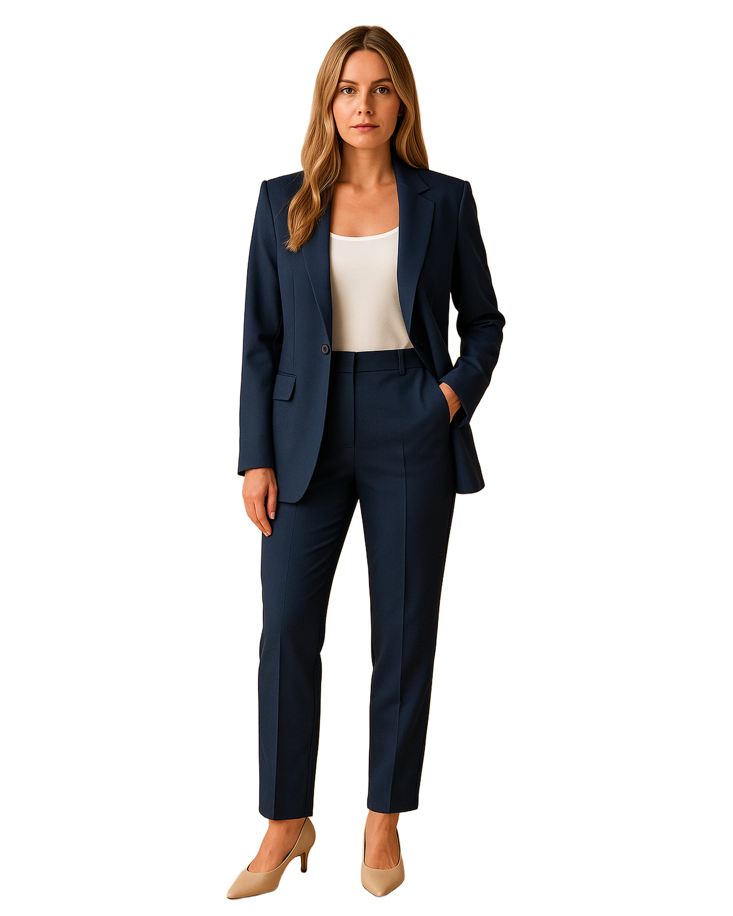Elegancki damski garnitur | Dwuczęściowy