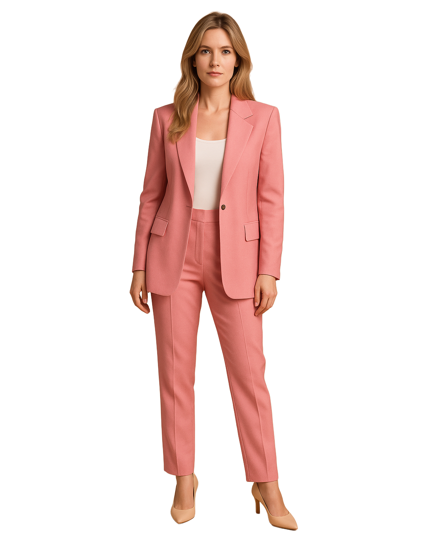 Elegancki damski garnitur | Dwuczęściowy