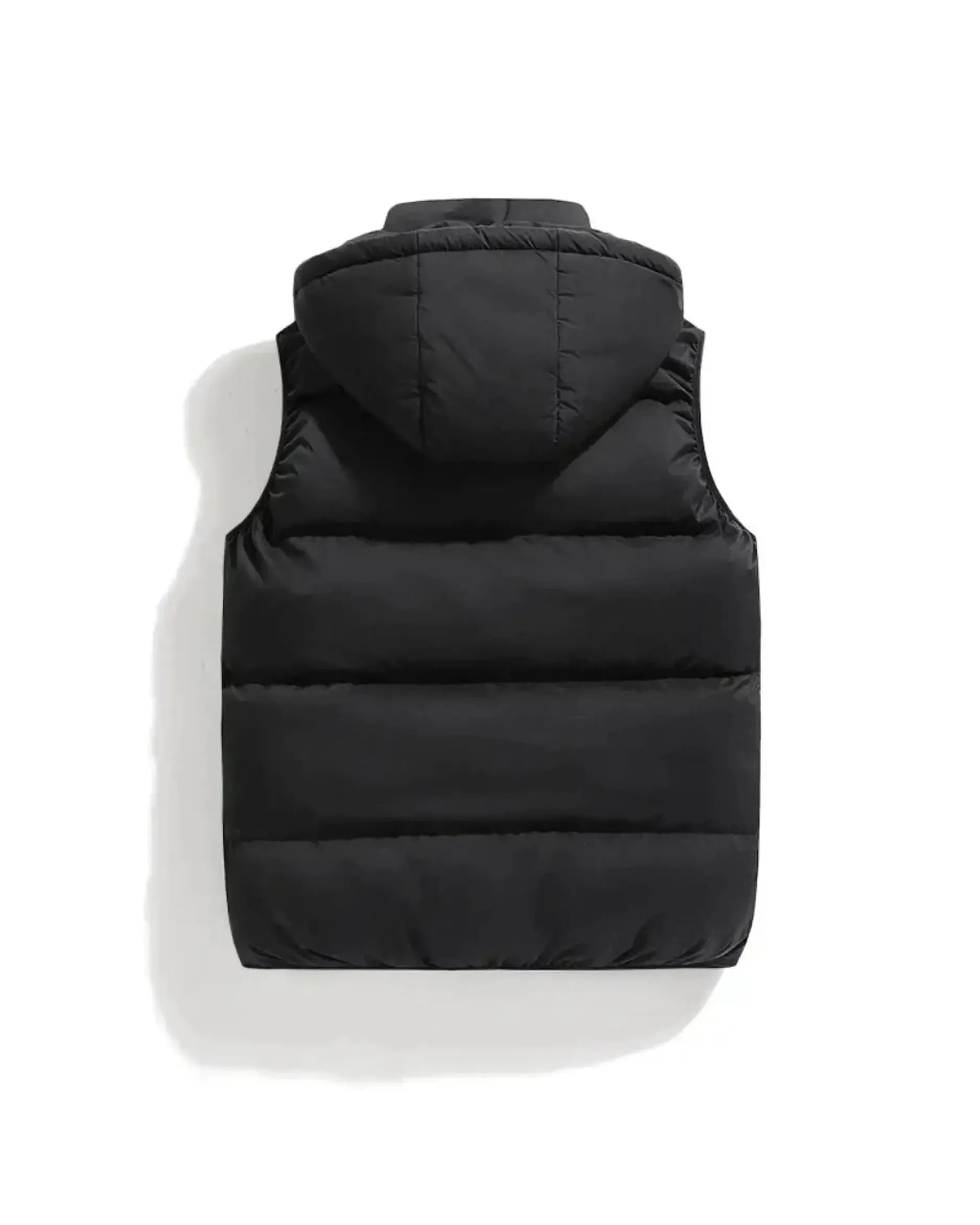 Męskie ocieplacz ciała z kapturem | Pikowana