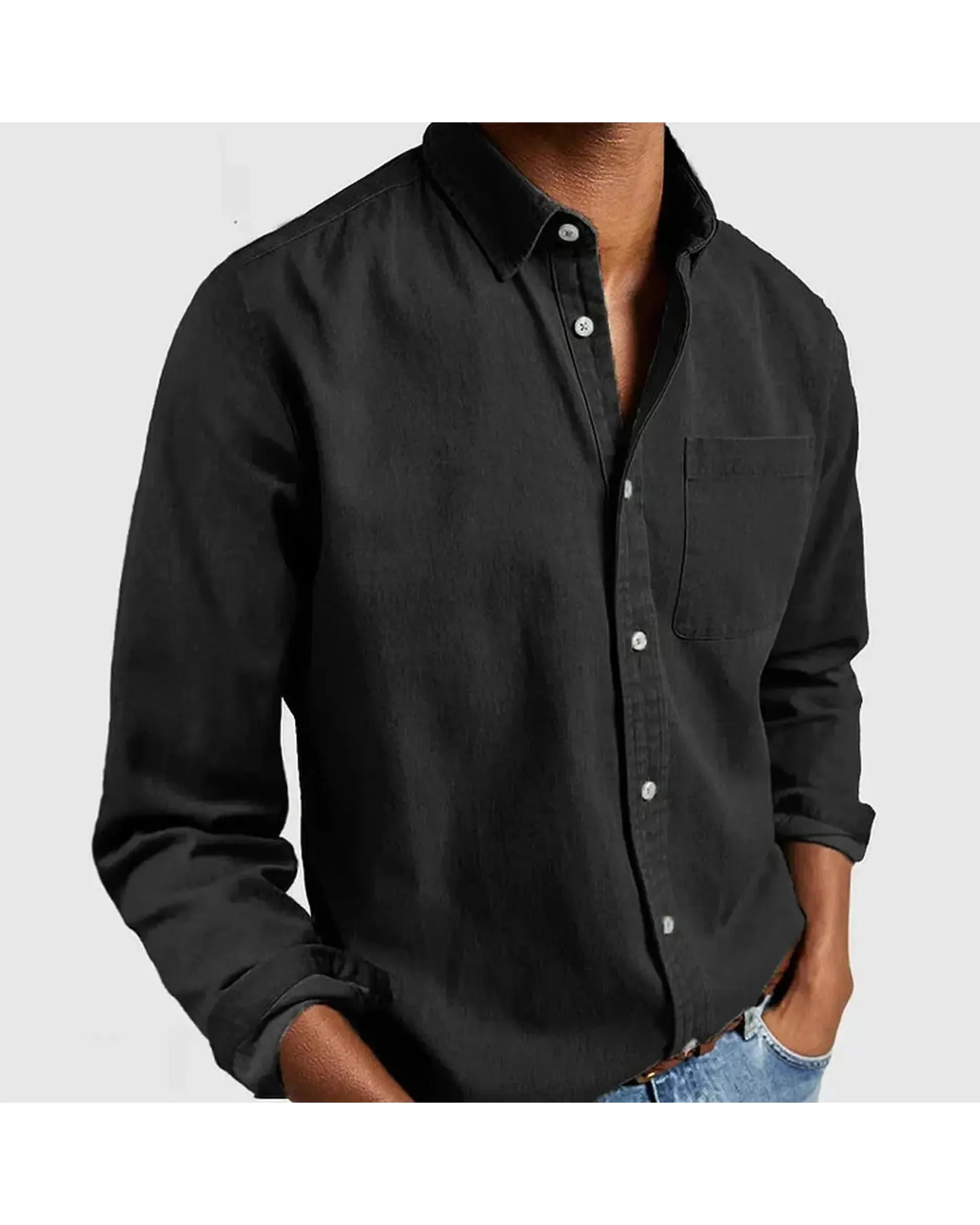 Męskie swobodny koszula koszula | Długie rękawy