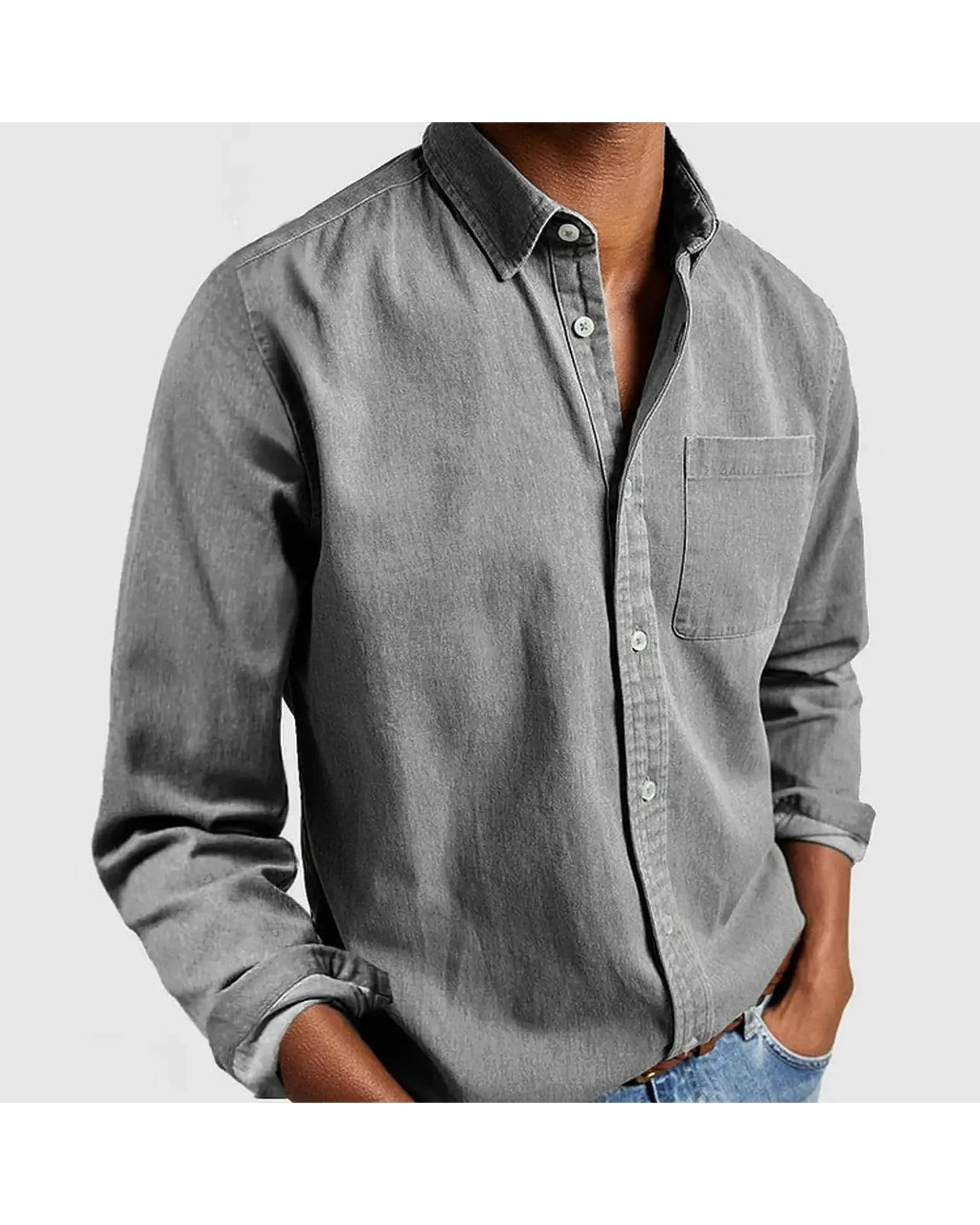 Męskie swobodny koszula koszula | Długie rękawy