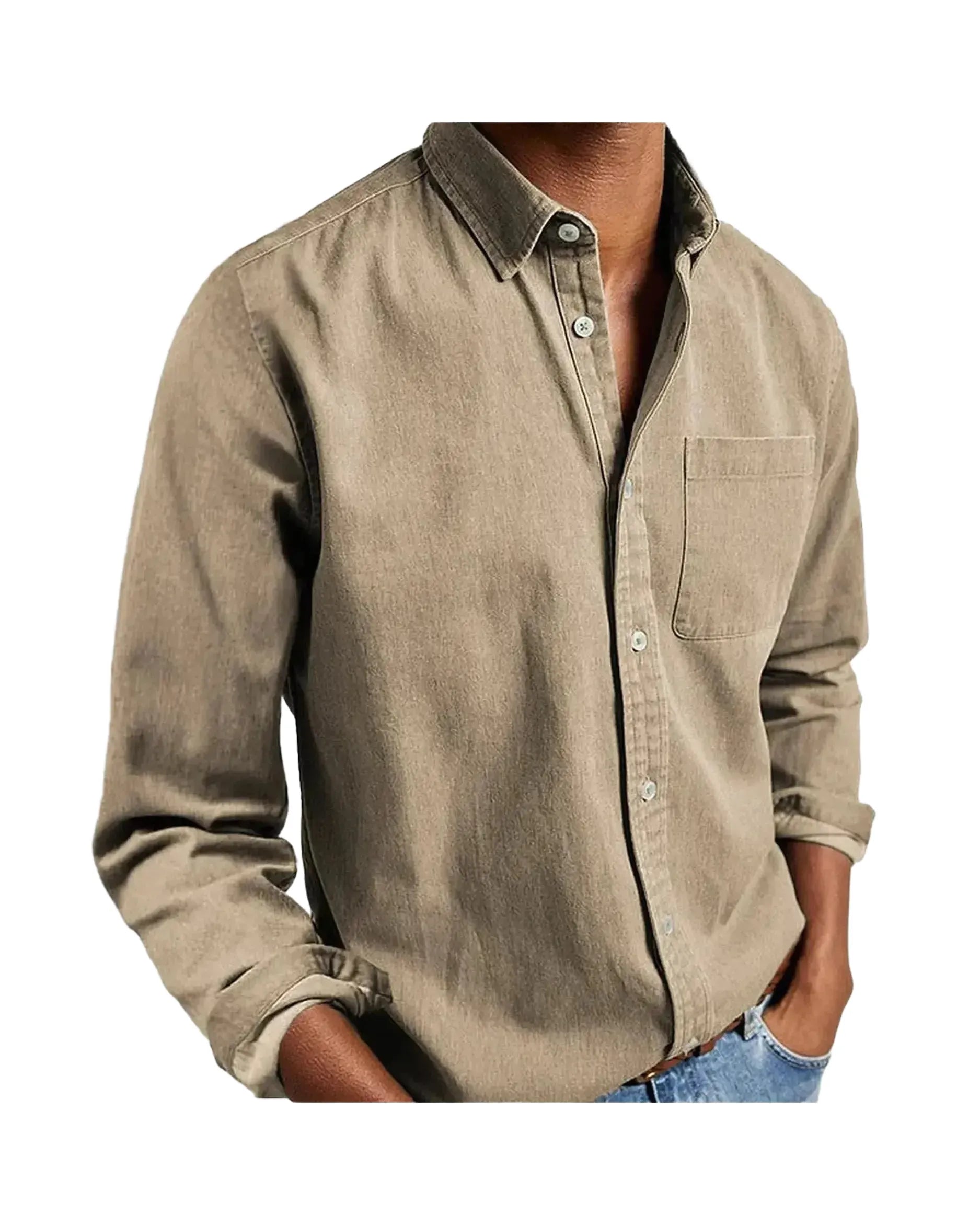 Męskie swobodny koszula koszula | Długie rękawy