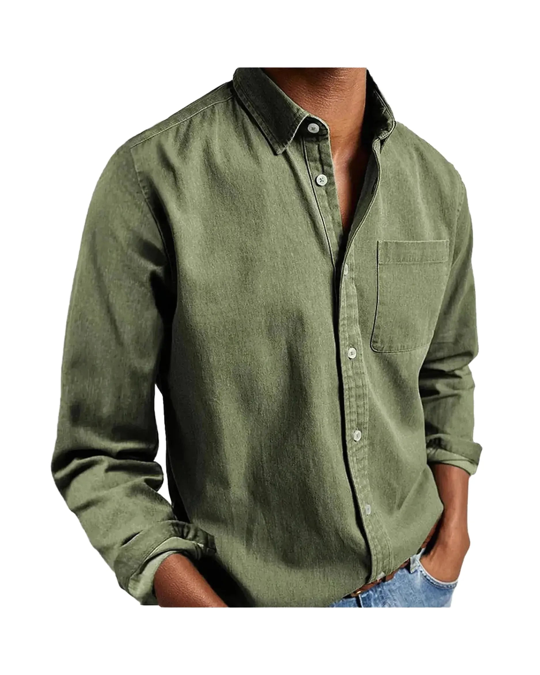 Męskie swobodny koszula koszula | Długie rękawy