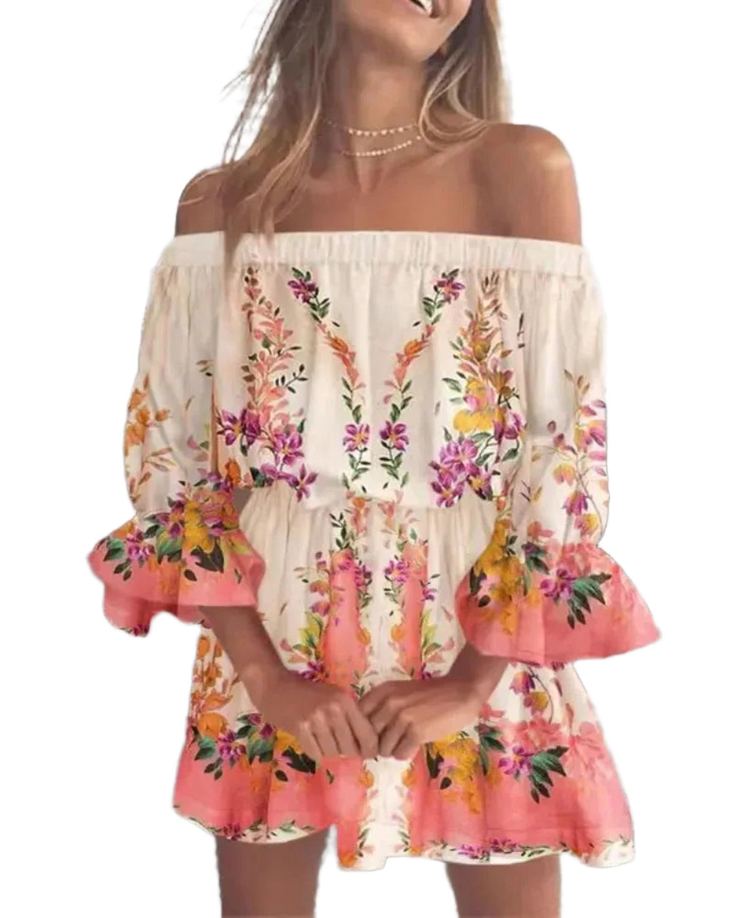 Sukienka | I nadrukiem