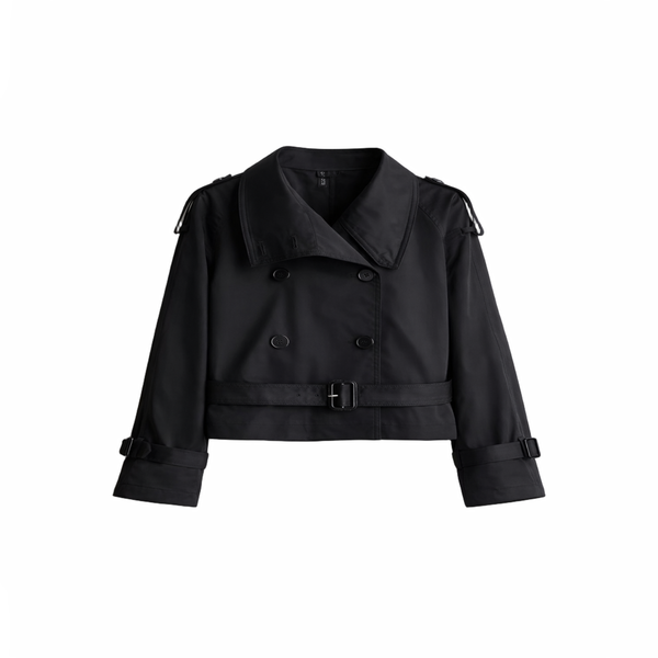 Krótki trencz damski