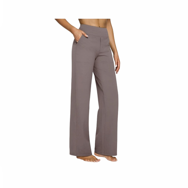 Damskie spodnie z szeroką nogawką | I wysokim stanem